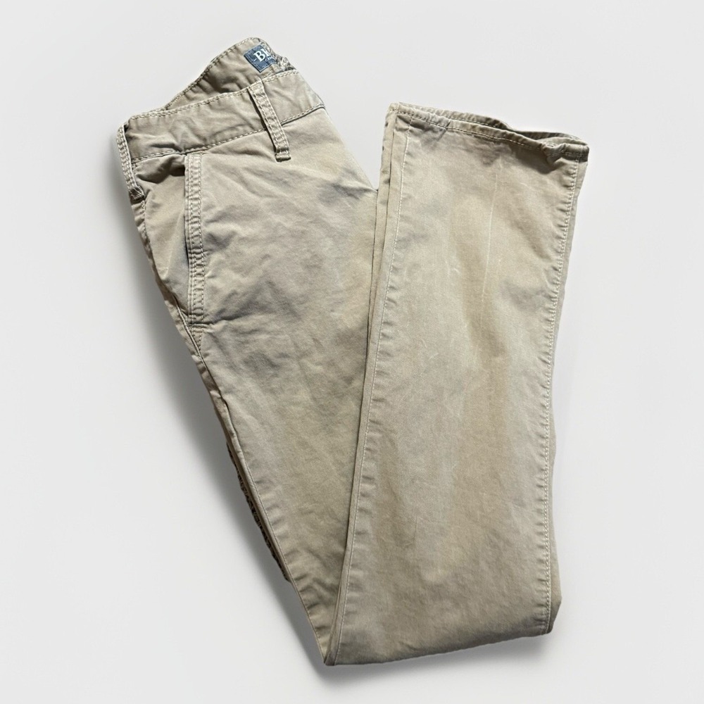 BKE Jake Straight Casual Pants Mens 28R x 30 Khaki Tan Chino Workwear Preppy